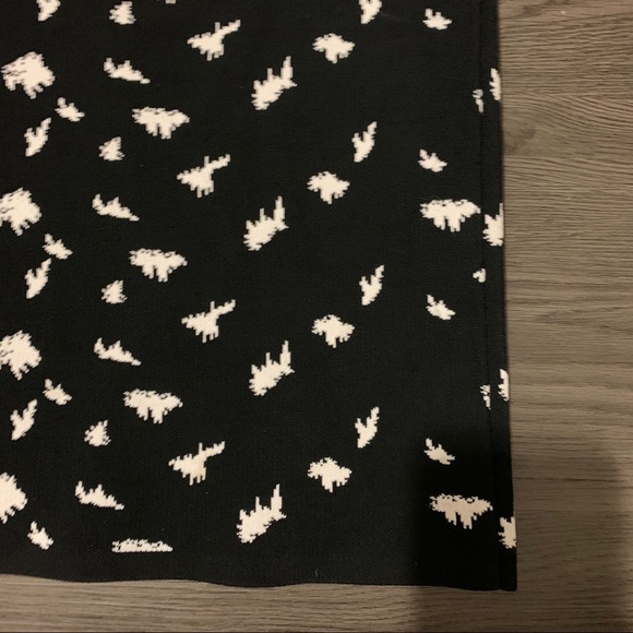 Pink Tartan black white stretchable pencil skirt S - Picture 6 of 9